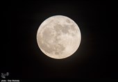 رصد پدیده ابر ماه در یزد