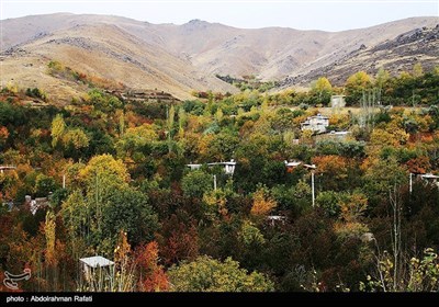 ایران کے صوبہ ہمدان میں خزاں کی آمد