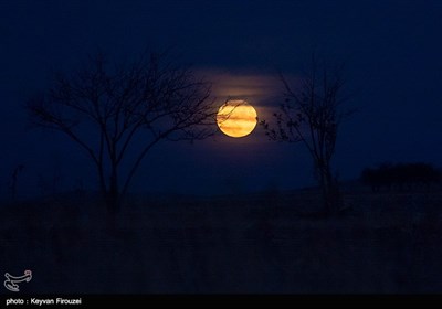 رصد پدیده ابر ماه در سنندج