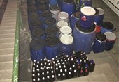 کشف کارگاه تولید مشروبات الکلی در میدان مرکزی میوه و تره‌بار تهران + تصاویر