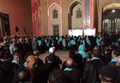 عزاداری مسلمانان ترکیه در مقبره آیت‌الله شهید حکیم+عکس و فیلم