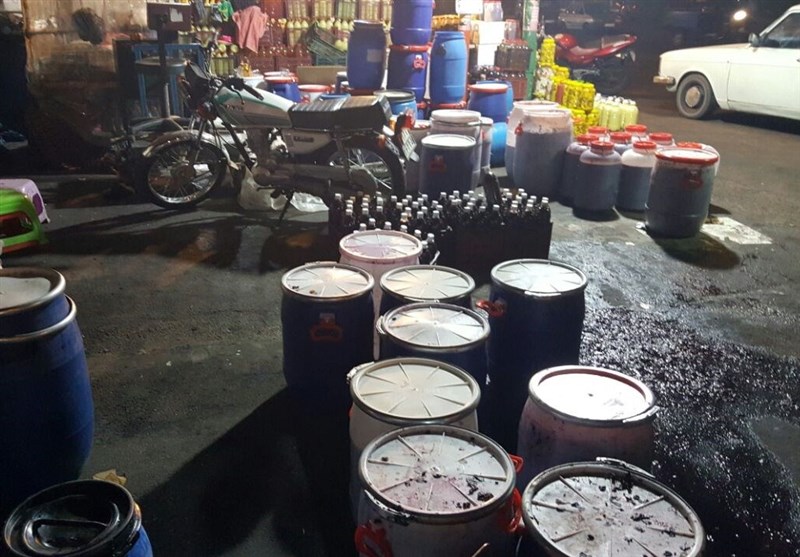 کارگاه تولید مشروبات الکلی در پارس‌آباد پلمب شد