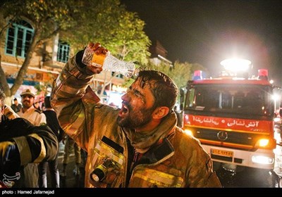 آتش‌سوزی گسترده در سرچشمه تهران