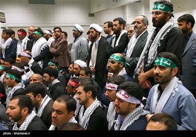 Ayatollah Khamenei Meets A Group of People from Isfahan