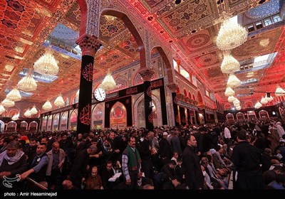 Pilgrims in Shiite Holy Shrines in Iraq’s Najaf, Karbala