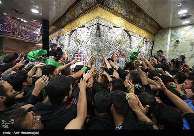 Pilgrims in Shiite Holy Shrines in Iraq’s Najaf, Karbala