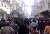 حلب تظاهرات علیه تروریستها