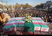 تشییع وتدفین پنج شهید گمنام و یک شهید مدافع حرم - اصفهان