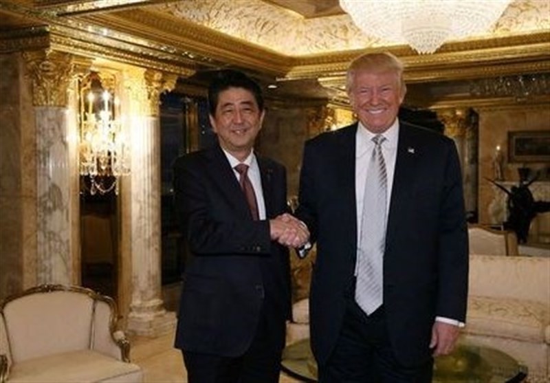 Japan&apos;s PM Abe Meets Trump