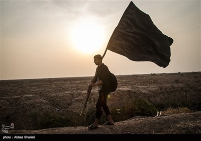 خروج زوار اربعین الامام الحسین (ع) من معبر تشذابة