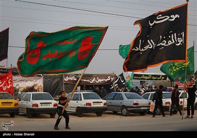 خروج زوار اربعین الامام الحسین (ع) من معبر تشذابة