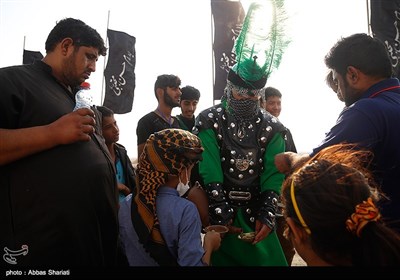 خروج زوار اربعین الامام الحسین (ع) من معبر تشذابة