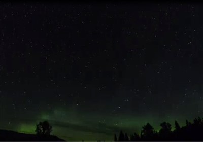 فیلم/ شفق قطبی در آسمان شمال فنلاند