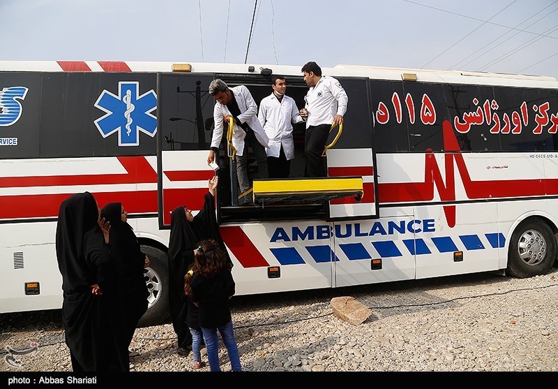 3 مصدوم تصادف اتوبوس در البتیره عراق وارد مرز چذابه شدند