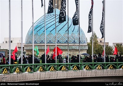 مراسم پیاده‌روی جاماندگان اربعین حسینی در تهران