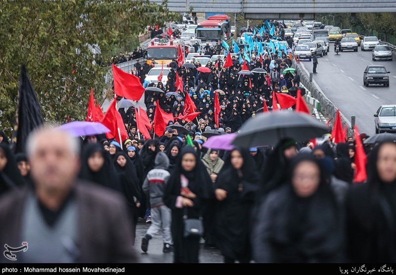 پخش پیاده روی اربعین تهران از شبکه پنج سیما