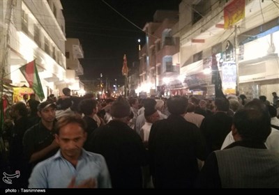 شب اربعین کراچی کے مرکزی جلوس کی تصویری رپورٹ