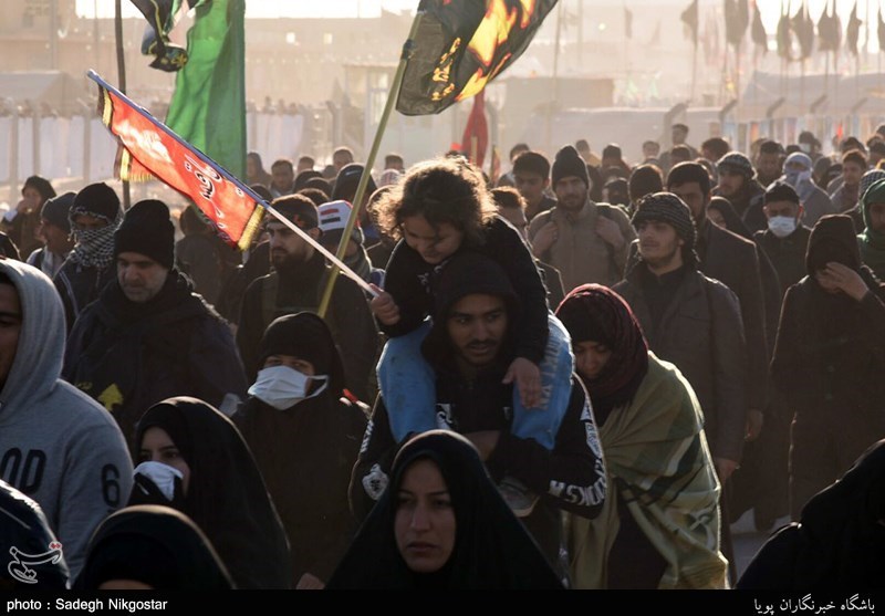 کاروان انصارالحسین مشهد بعد از 72 روز پیاده‌روی به کربلای معلی رسید