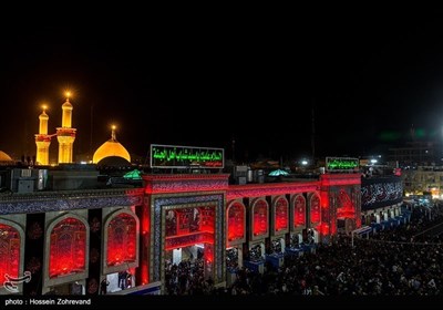 اربعین حسینی کے موقع پر بین الحرمین کی تصاویر