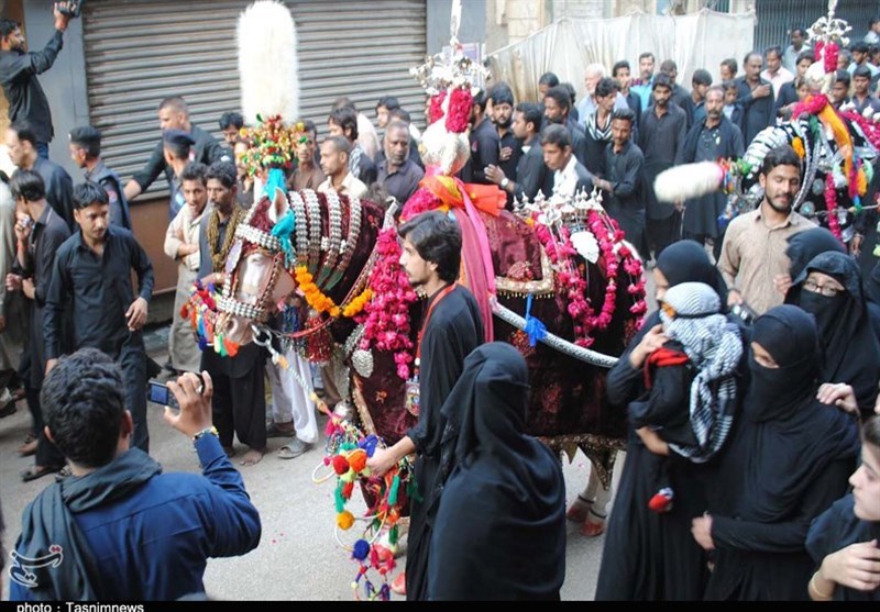پاکستان کے تاریخی شہر حیدرآباد میں اربعین حسینی کا جلوس/ سیکورٹی کے بہترین اقدامات