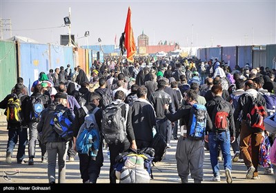 Iranian Pilgrims Returning Home from Iraq after Arbaeen