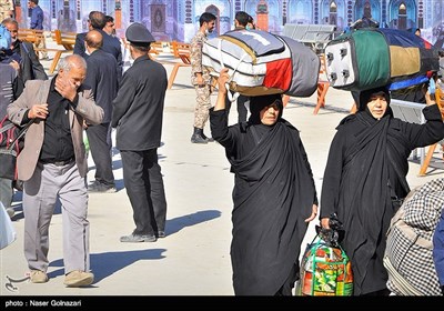 Iranian Pilgrims Returning Home from Iraq after Arbaeen