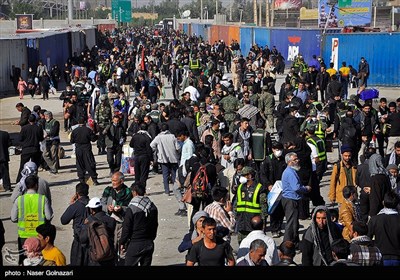 Iranian Pilgrims Returning Home from Iraq after Arbaeen