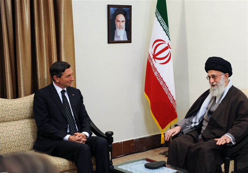 رئیس‌جمهوری اسلوونی با امام خامنه‌ای دیدار کرد