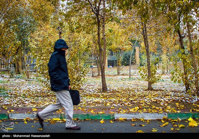 پاییز برفی تهران