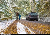 رقص برف در جاده‌های 10 استان کشور