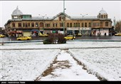 بارش برف تمام استان همدان را سفیدپوش کرد