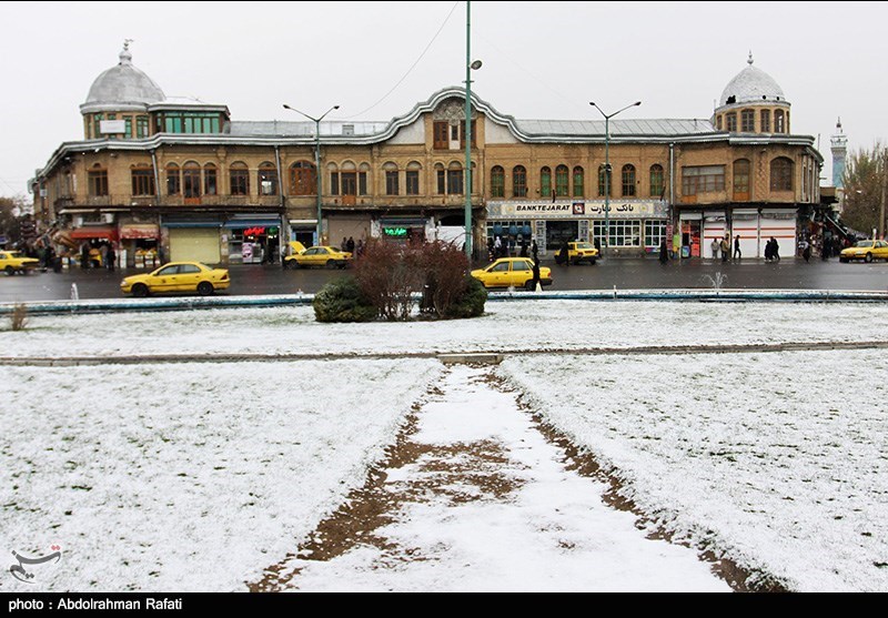 بارش برف تمام استان همدان را سفیدپوش کرد