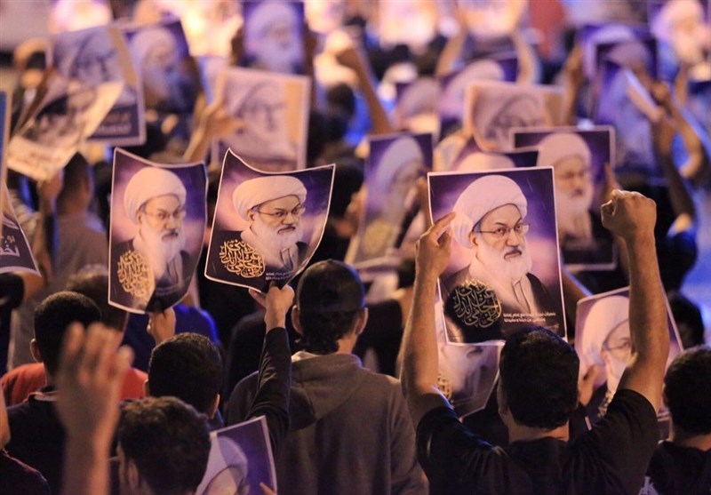 تظاهرات بحرینی‌ها در حمایت از شیخ عیسی قاسم