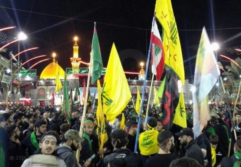 أبطال حزب الله والمقاومة الإسلامیة یسجلون حضوراً واسعاً فی مسیرات الأربعین الملیونیة + صور وفیدیو
