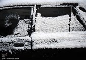 بارش برف در بهشهر
