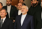 حضور ظریف در مراسم بازگشایی سفارت اسلوونی در تهران
