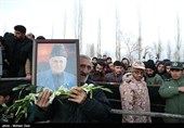 تشییع پیکر سلیم موذن زاده اردبیلی