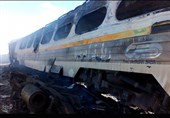 برخورد دو قطار مسافربری در سمنان