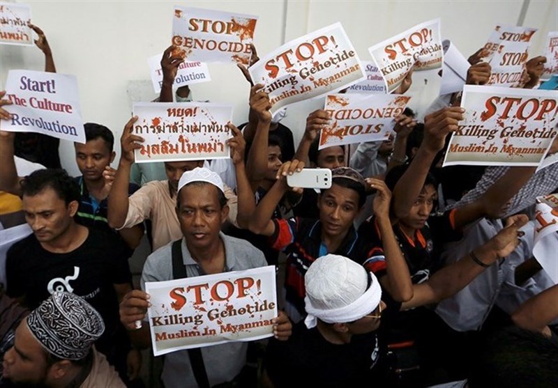 خشم مردم شرق آسیا از رفتار غیرانسانی علیه مسلمانان میانمار