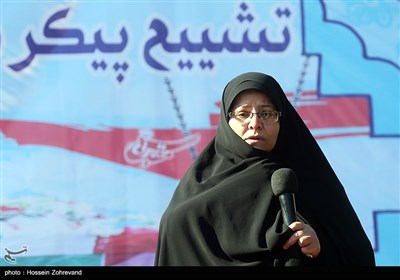 سخنرانی مادر جوان ترین شهید مدافع حرم سید مصطفی موسوی