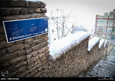 تهران پس از بارش برف