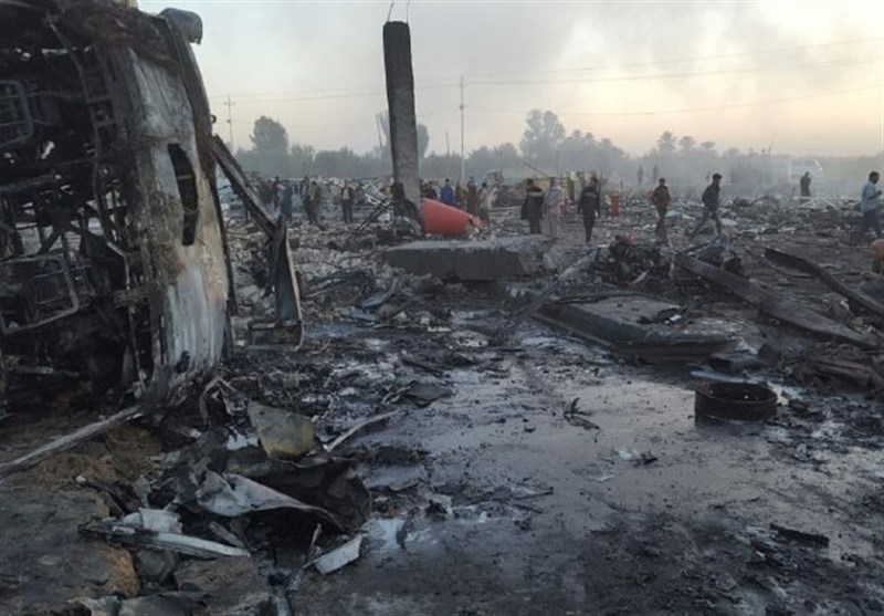 پیکر شهید حادثه تروریستی حله عراق در خمینی‌شهر تشییع می‌شود