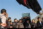 تشییع پیکر شهید گمنام در شهرری
