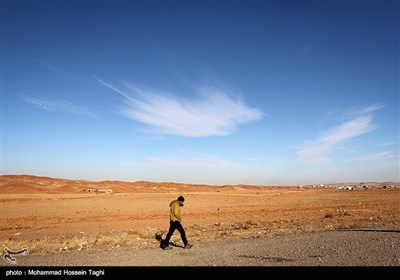 پیاده روی زائران حرم رضوی - مشهد