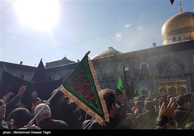 Imam Reza Holy Shrine Hosts Mourning Pilgrims