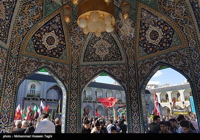 Imam Reza Holy Shrine Hosts Mourning Pilgrims