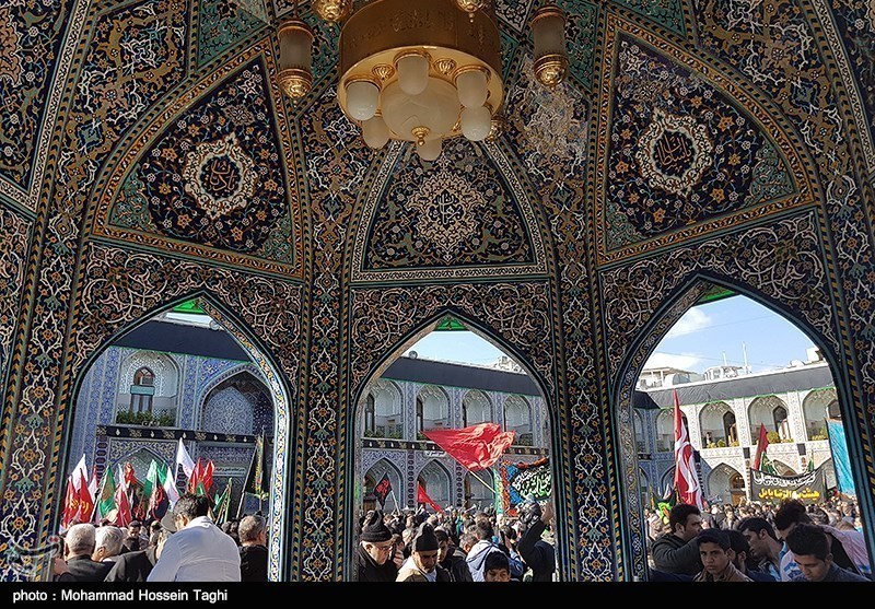 مراسم سوگواری «زنان نوغان» در منطقه ثامن مشهد برگزار شد