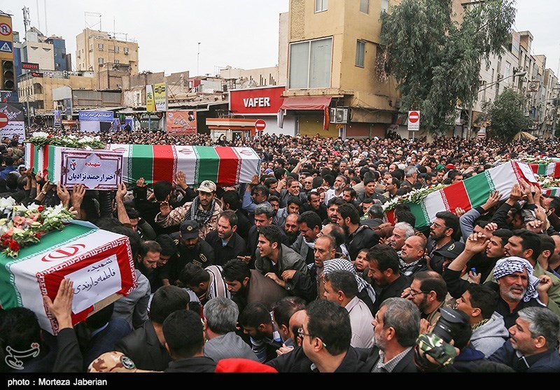 پیکر هفت تن از شهدای حله به خوزستان منتقل می‌شود
