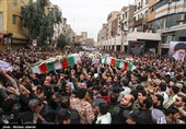 حماسه آفرینی مردم استان خوزستان در تشییع شهدای حله تکرار شد