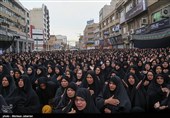 خوزستانی‌ها در تشییع شهدای حله حماسه دیگری آفریدند
